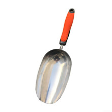 Stainless Steel Potting Scoop With Ash Wood Handle Handcrafted Garden Tool Model 3