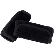 Car Seat Straps Shoulder Pads Universal, Super Soft Seat Belt Covers, Harness Pads For Infants, Black, For Car Seats