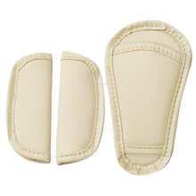 Blue 3 Piece Baby Stroller Car Seat Strap Covers - Shoulder Strap Pads, Crotch Harness Pads, Universal Seat Belt Cushions