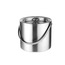 Ice Bucket Stainless Steel With Lid For Bar And KTV Ice Box Storage And Cooler Easy To Clean