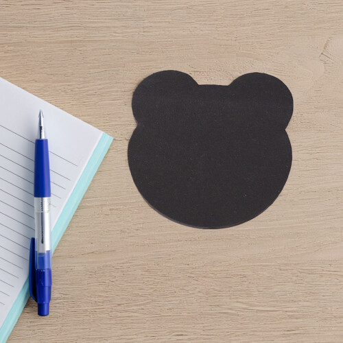 6Stk. Black Notepad Schwarz Bürobedarf 2