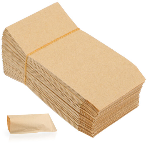 100 Pezzi Sacchetti Kraft Per Imballaggio , Grano, 2