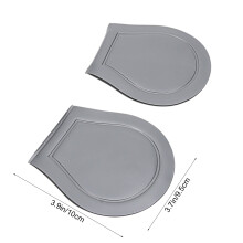 Worgeous 2 Golf Wrijfdoek Grijs Pu Doek 11 X 10 X 1 In