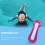 1Faltbare Rote Schwimm-Matte Aus Robustem PVC Mit Netz 10