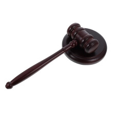 Judge's Hammer With Base, Multi-Functional Auction Gavel For Courtroom Role Play, Safe Material, Birthday Gift