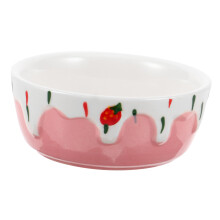 Ceramic Hamster Bowl For Hamsters And Small Animals Rabbit Food Serving Bowl Non-Slip Base Easy To Clean