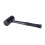 Floor Tile Installation Tool Black Rubber Hammer No Trace Percussion Sturdy Construction 1