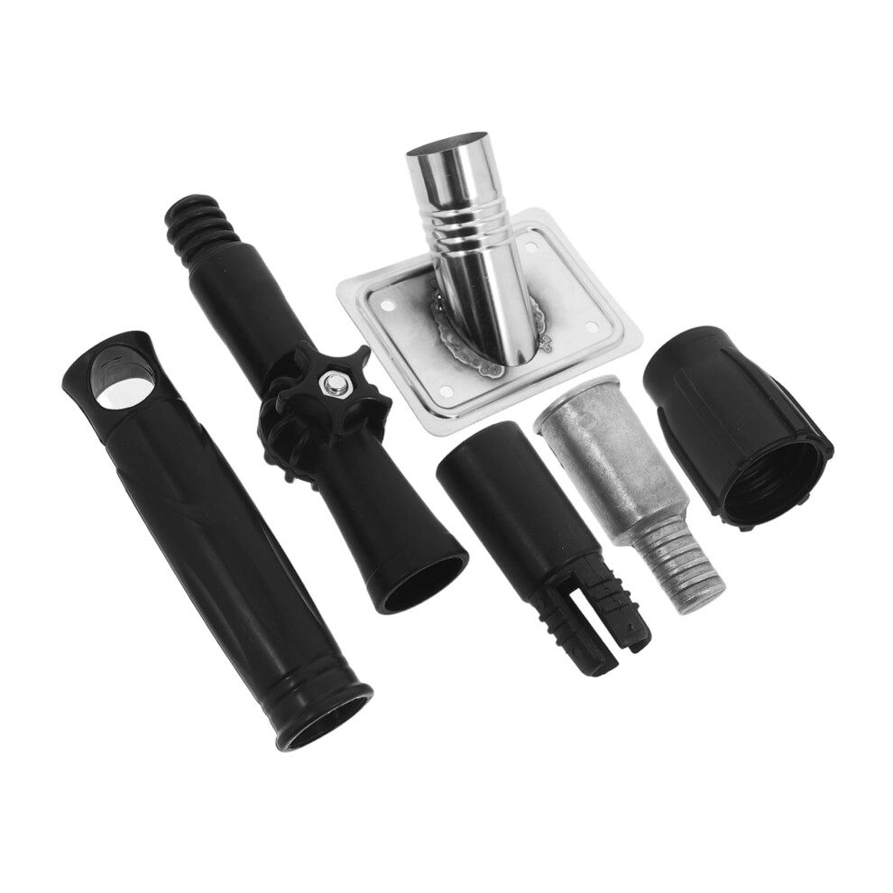 Threaded End Replacement Repair Kit 5Pcs Extension Pole Adapter, Threaded Tip For Broom Handles And Paint Brush Rods 9354506357085