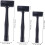 Floor Tile Installation Tool Black Rubber Hammer No Trace Percussion Sturdy Construction 5