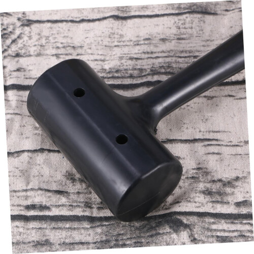 Floor Tile Installation Tool Black Rubber Hammer No Trace Percussion Sturdy Construction 1