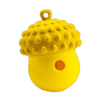 Interactive Dog Chew Toy Ball Food Dispensing Slow Feeder Pinecone Textured Puzzle Model YJ14404 Easy To Clean