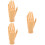 3 Stuks Nageltraining Hand, Geïmiteerd Handmodel 9