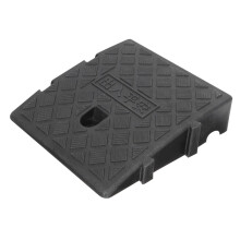 Portable Lightweight Plastic Ramp Pad Outdoor Screw Groove Uphill Access Brick Surface Compatible Curb Ramp