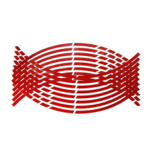 Rim Wheel Decal Stickers For XMAX 300 17 18 Inch Reflective Red Motorcycle Decals