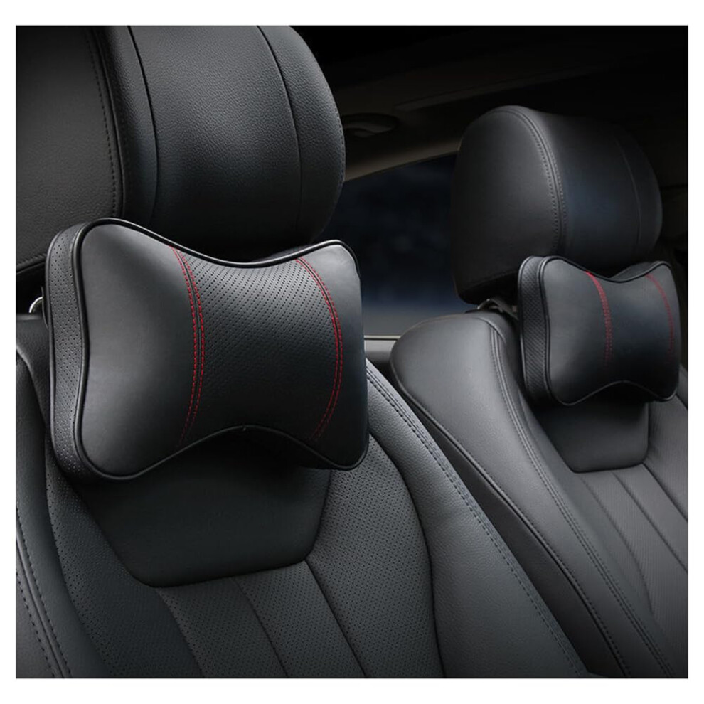 Car Headrest Pillow 2 Pack For Audi S5 S6 S7 Sq5 Rs3 Rs4 Rs5 Rs6 Tt, Ergonomic Neck Support, Relieves Fatigue 9084446474978