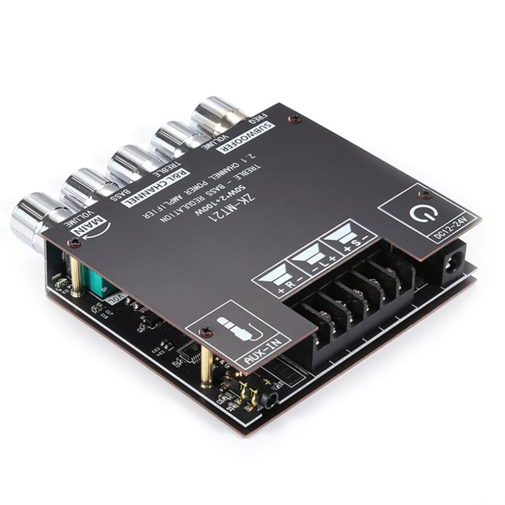 Amplifier Board 50W X 2 + 100W Stereo Power Amp With Aux Input For Subwoofer 9393856425969