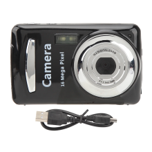 Kompakte 16x optische Zoomkamera mit 16MP Sensor und 2,4" LCD Black