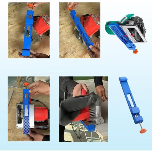 Circular Guide Base For Cutting Machines - Adjustable Electric Milling Positioning Clamp And Tag Guide 2