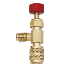 Air Conditioning Refrigerant Ball Valve Refrigerant Filling Valve Leak-Proof Ball Valve AC-ID Adapter R-R410