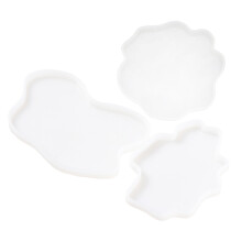 3 Home Resin Tischform Wiederverwendbar DIY Untersetzer Reise