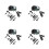 4 Sets Schwerkraft Tauchpumpe Mit 7