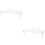 2 Sets Display Durchsichtige Cupcake Stand 40x29,8x10 Cm 8