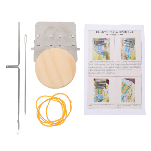 1 Set Selbstgemachte Webstühle Mini Strickgarne Holz