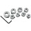 8x Optical Shaft Fixed Spindle Carbon Steel Limit Lock Collar Iron 1