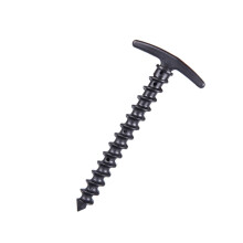 Tent Pegs 10-Pack Long Sturdy Nylon Stakes For Hard Ground Anchoring Outdoor Camping