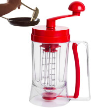 Pancake Batter Dispenser 900ml Capacity With Stirring Function Pourer Spout For Pancake, Waffle, Cake Batter
