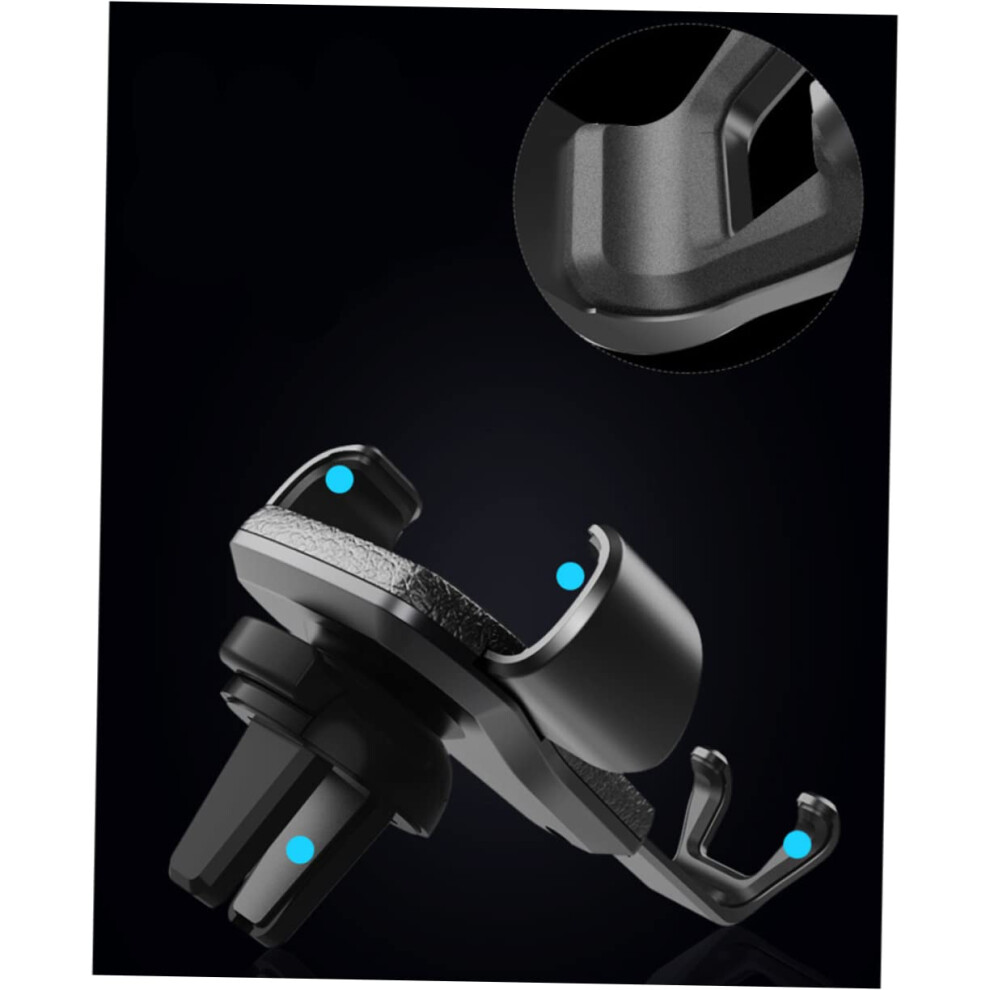 Gravity Car Phone Holder Air Vent Mount Automatic Clamping For Gps Navigator Smartphones Black 9084446476477