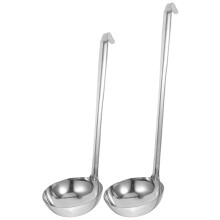 2Stück Servierlöffel Set Für Suppe Soße Aus Metall
