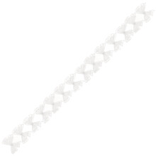 Sewing Clothes Supply DIY Bastelzubehör Stoffband Weiß 1 Rolle