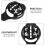1 Set Einzigartiger Golfball-Marker Abs Für Das Golfsportspiel 9