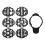 1 Set Einzigartiger Golfball-Marker Abs Für Das Golfsportspiel 2