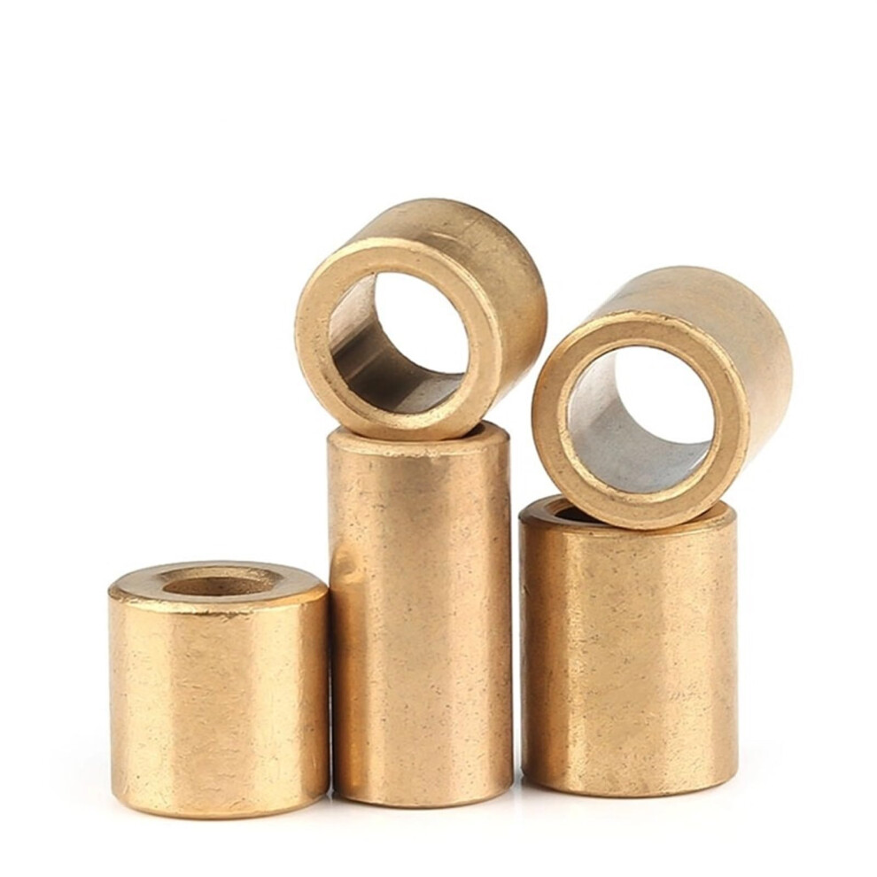 Oil-Free Self-Lubricating Composite Bearing Copper Shaft Bushing Inner Diameter 3Mm 4Mm 5Mm 6Mm 7Mm 2/5/10Pcs 4X6x8 9016109478481