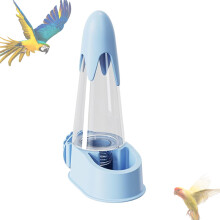 Bird Water Feeder - Automatic Cage Waterer For Parrots, Lovebirds, Parakeets, Canaries, Budgerigars, Macaws - Blue B