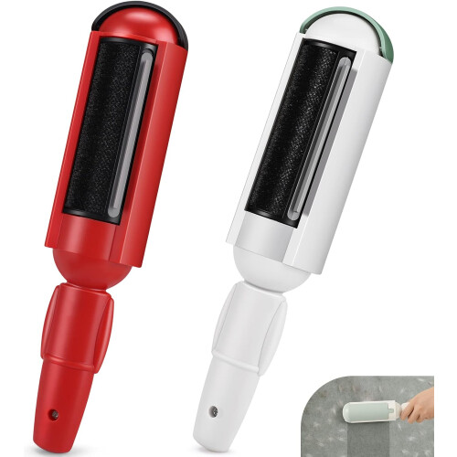 2-pack husdjurshårsrullar - återanvändbara - för husdjurshår