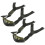 2St Elastische Kinriem Voor Helm Olijfgroen Canvas Hardhat Ski 5