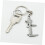 6pcs Keyring Tool Kit Vernier Caliper Keychain Zinc Alloy Pocket Tool Multiuse For Models Model Making Craft Projects 4