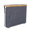 Practical Holder Container Fits 18 Rolls, Space-Saving Bathroom Organizer, Grey Plastic Home Storage 1