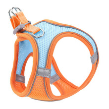 Reflective Pet Leash For Puppies Adjustable Nylon Small Dog Size Vest Harness Compatible Comfortable Everyday Walk