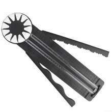 Rotary Paper Trimmer for Crafts With Multiple Blades For Tailored Cutting Styles Black