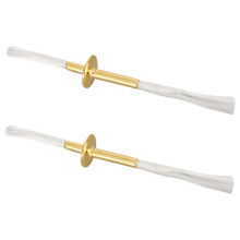 Oil Lamp Wick Tubes Alloy Kerosene Burner 2-Pack For Oil Lanterns And Lamps Efficient Wick Holders For Home Lighting