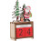 5Stk Holz Weihnachtskalender Santa Geschenk 1