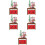5Stk Holz Weihnachtskalender Santa Geschenk 7