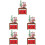 5Stk Holz Weihnachtskalender Santa Geschenk 6