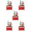 5Stk Holz Weihnachtskalender Santa Geschenk 8