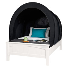 Snuggy Pod Bed Canopy – Bed Tent for Privacy – Portable Indoor Tent – Premium Tent for Single or Double Beds – Lightweight