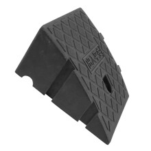 Heavy Duty Plastic Car Ramp Pad Portable Curb Slope Mat Non Slip Ramp High Compressive Resistance Outdoor Vehicle Use